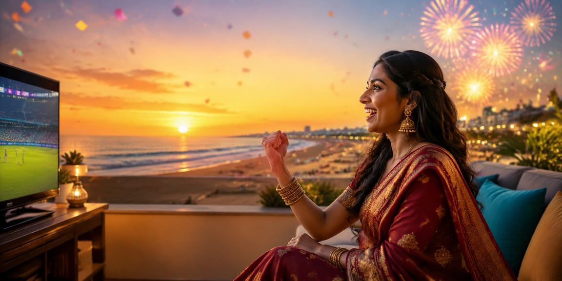 Players betting at Chennai Marina Beach platform
